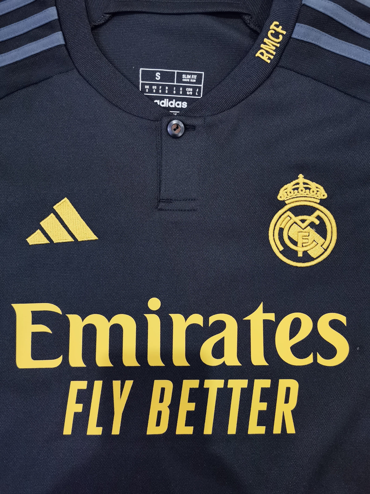 Real Madrid Third Kit 2024/25 – Black & Gold Edition