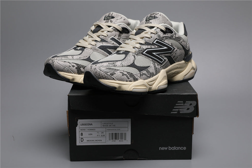 NB 9060 Black Gray Snake Pattern SNA