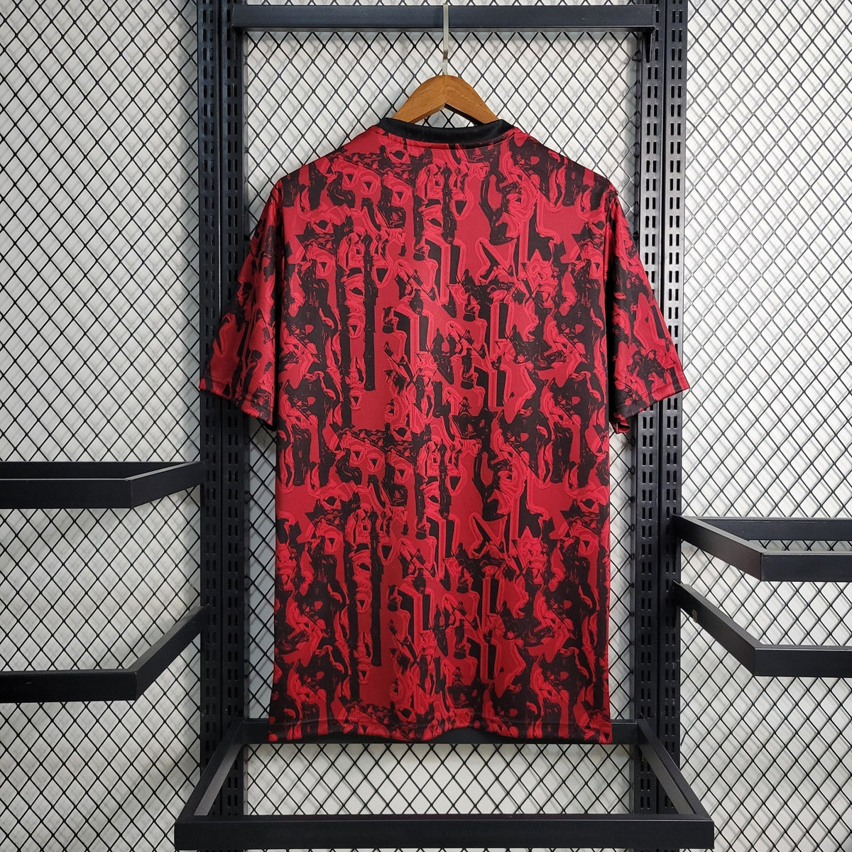 Manchester United 2024/25 Pre-Match Jersey – Red Camo Edition